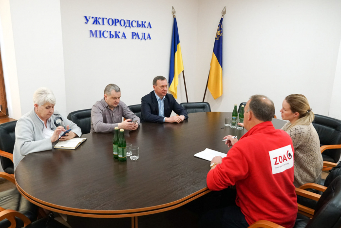 Міський голова Ужгорода зустрівся з представником ZOA в Україні. Що обговорили?