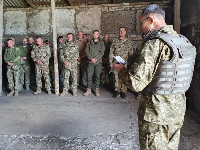 Як проходить Служба Божа в одному з підрозділів 128-ї Закарпатської бригади (ФОТО)