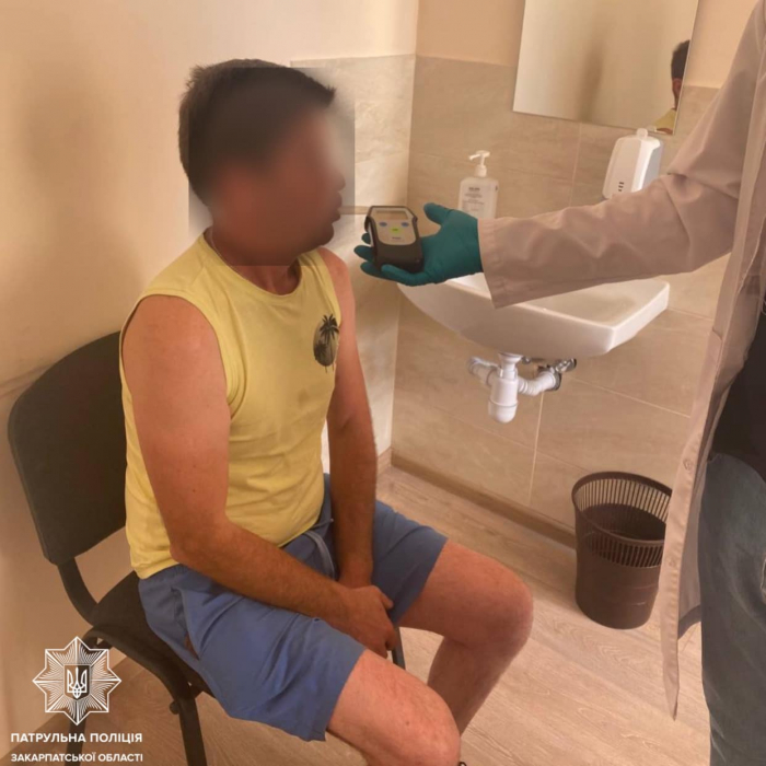 На Закарпатті розшукали нетверезого водія, що вчинив ДТП і втік з місця автопригоди