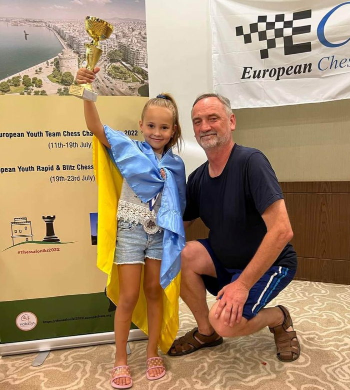 Юна закарпатська шахістка стала призеркою чемпіонату Європи