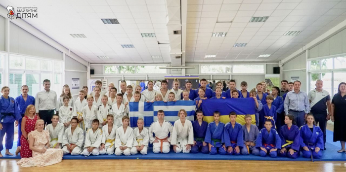 НОК України та БФ «Майбутнє-дітям» провели у Греції “Randori” для дітей-спортсменів з постраждалих регіонів України