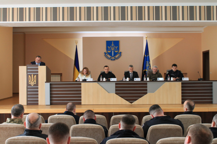 Роботу за рік в умовах воєнного стану обговорили правоохоронці Закарпаття на координаційні нараді