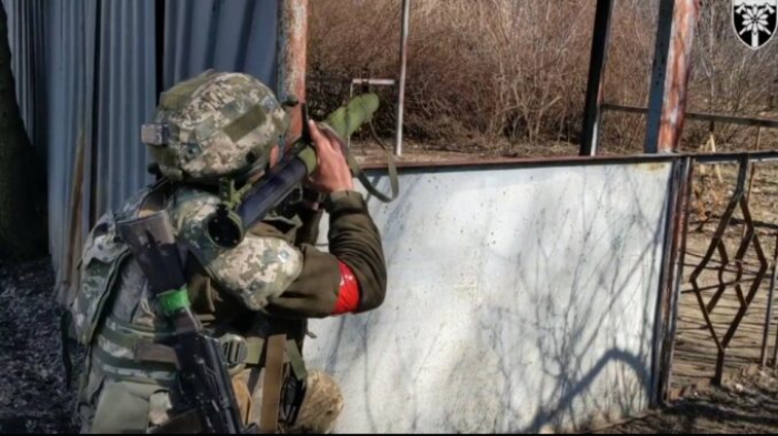 Бійці 128-ї Закарпатської бригади тренуються за допомогою системи LАSERTAG