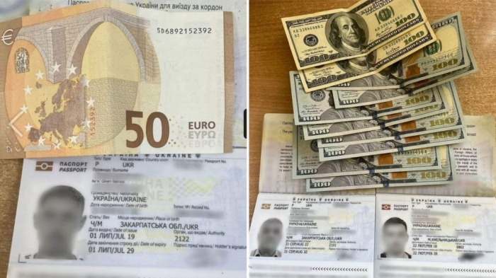 Від 50 євро до 1000 доларів. Четверо чоловіків намагалися виїхати з України за хабар через кордон в Закарпатті