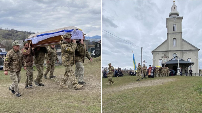 На Закарпатті попрощалися з загиблим на війні Андрієм Кипенем