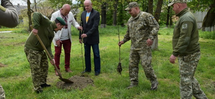На Закарпатті, у найзахіднішому населеному пункті України, висадили яблуневий Сад Перемоги (ФОТО)