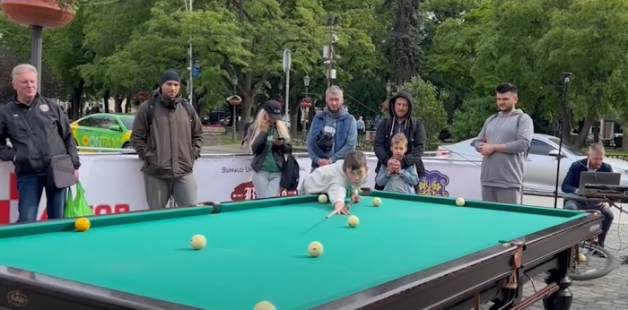В Ужгороді популяризували більярдний спорт (ВІДЕО)