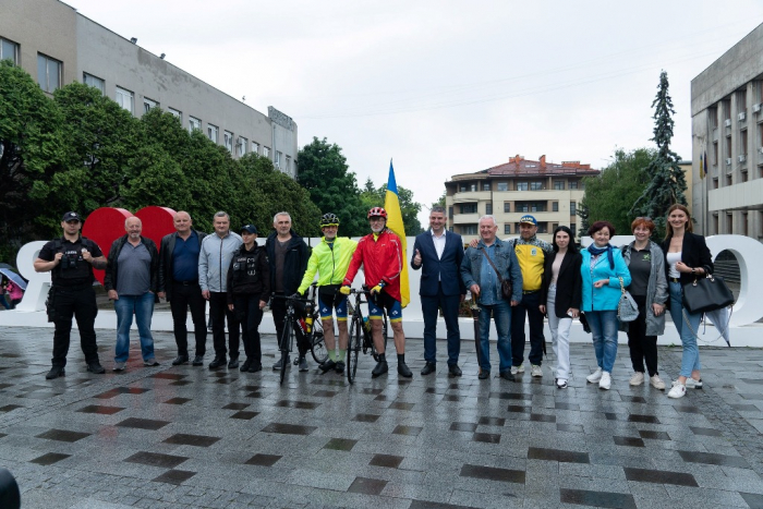 Із Ужгорода до Дармштадта – стартував всеукраїнський ветеранський велопробіг (ФОТО)