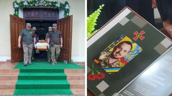 На Закарпатті попрощалися із полеглим на війні Михайлом Шукалем