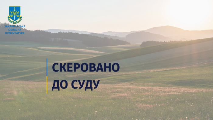 Прокуратура скерувала до суду обвинувальний акт щодо колишнього сільського голови на Тячівщині