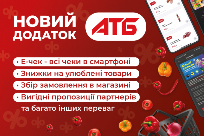 Мобільний застосунок «АТБ»: для користувачів з'явилися нові зручні сервіси та приємні несподіванки