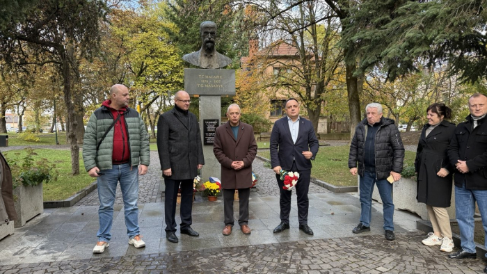 В Ужгороді вшанували президента Чехословацької Республіки Томаша Масарика