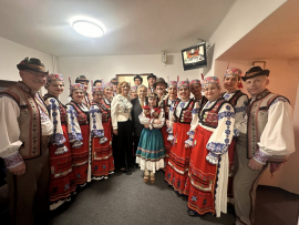 Закарпатський народний хор взяв участь у ювілейних урочистостях Українського народного хору «Карпати» в Словаччині




