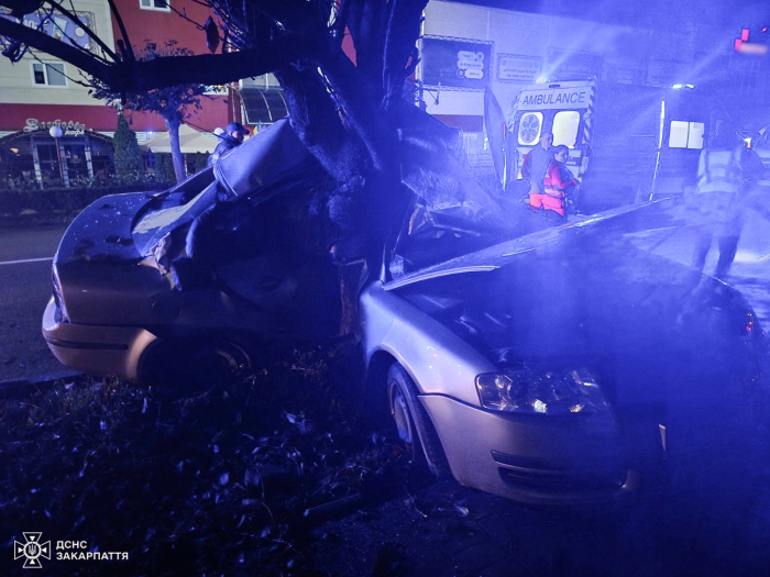Одна людина загинула та ще одна травмувалася внаслідок нічної ДТП в Ужгороді
