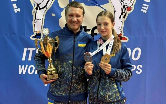 Ужгородська таеквондистка Марія Королович – дворазова призерка чемпіонату світу