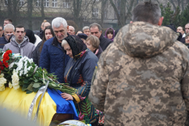 В Ужгороді попрощалися із 27-річним захисником, головним сержантом Державної прикордонної служби України Дмитром Павличем