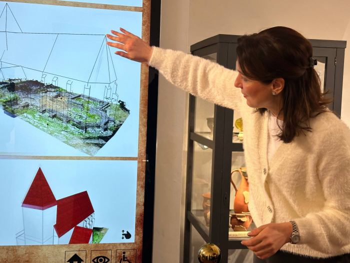 В Ужгородському замку відкрили сучасний інформаційний інфобокс, присвячений унікальній пам’ятці — церкві Святого Юрія