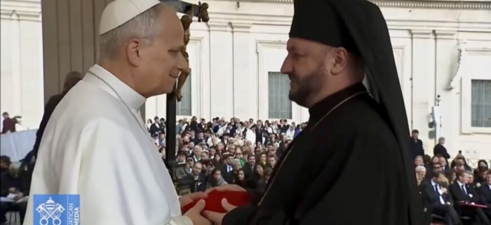 Владика Теодор Мацапула зустрівся з Папою Левом XIV та очолив Архієрейську Божественну Літургію у Ватикані