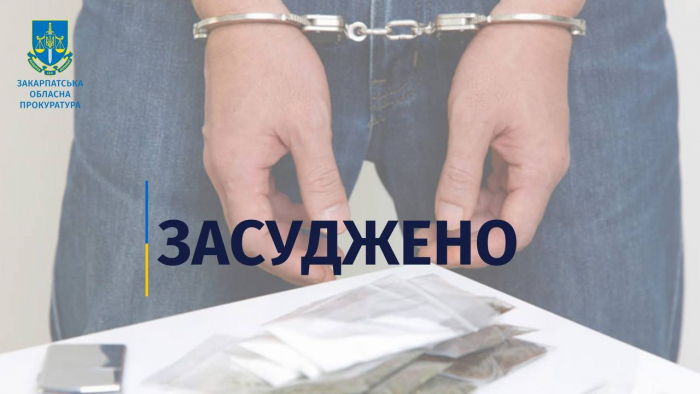 Вийшов із колонії та знову взявся за наркоторгівлю: мукачівця засудили до 6 років ув’язнення із конфіскацією майна