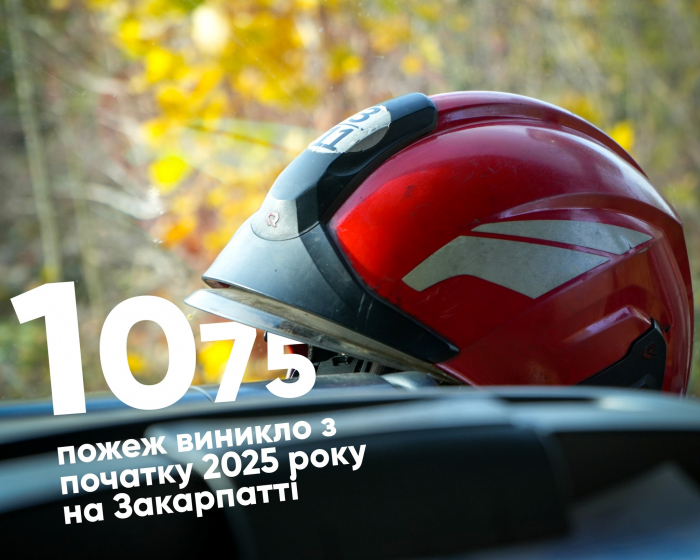 Шокуюча цифра: 1075 пожеж сталося на Закарпатті з початку року
