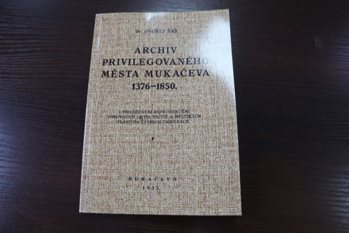 Побачило світ унікальне видання про Мукачево «Archiv privilegovaneho mesta Mukacheva 1376–1850»