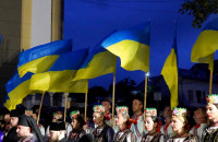 Ужгород першим зустрів світанок 34-ої річниці Незалежності України