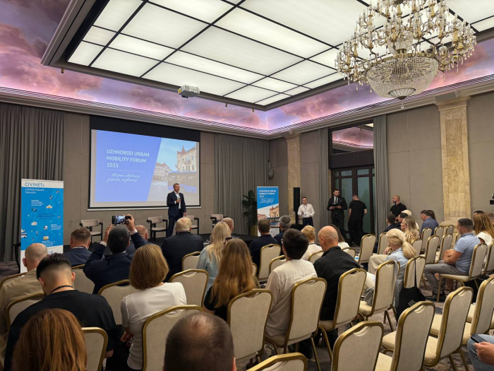 В Ужгороді стартував III Всеукраїнський форум міської мобільності – Uzhhorod Urban Mobility Forum 2025