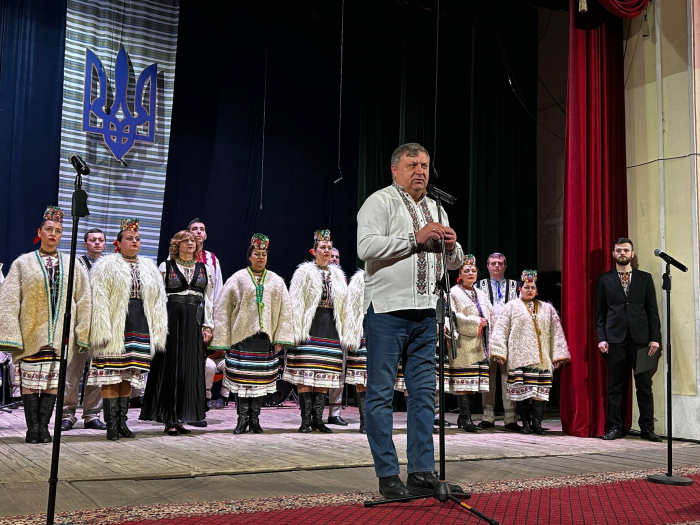 Закарпатський народний хор у межах відзначення Дня Соборності України виступив у Стрию

