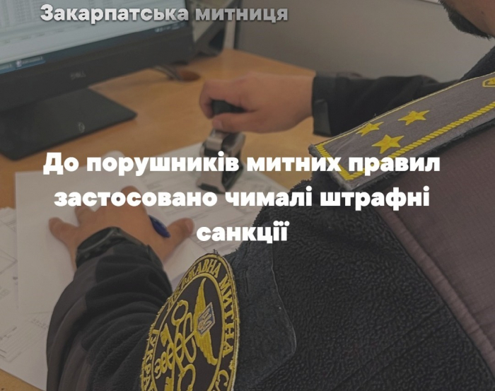 Перша сотня порушень митного законодавства зафіксована у зоні діяльності Закарпатської митниці

