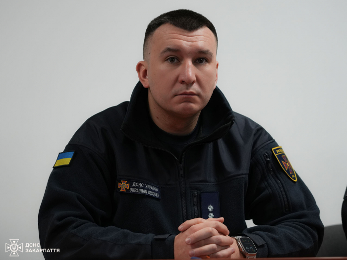 Закарпатським рятувальникам представили нового заступника начальника Головного управління