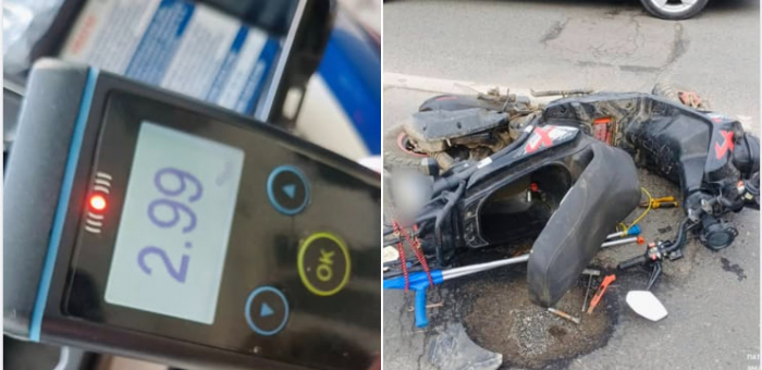 Керував у стані сп'яніння та скоїв ДТП: патрульні у Мукачеві притягнули до відповідальності порушника