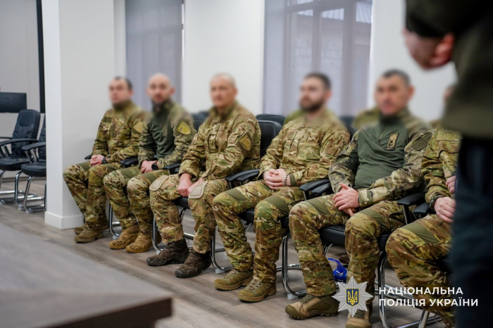 Після повернення з фронту поліцейським «стрілецького» батальйону вручили чергові звання та нагороди