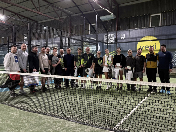 Відбувся рейтинговий турнір із паделу UZHHOROD 500 

