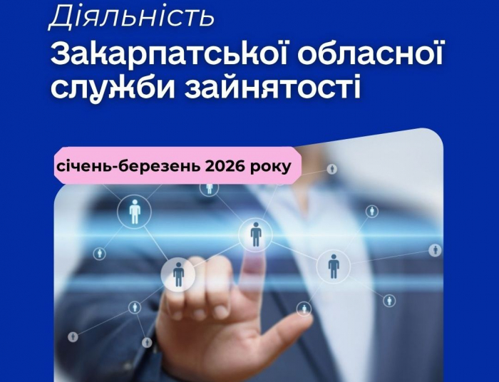 Понад 6700 людей звернулися з початку року до Закарпатської служби зайнятості