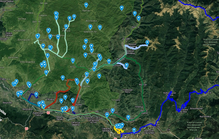 На Закарпатті створили інтерактивну карту «Тячівщина – соляний оберіг України»