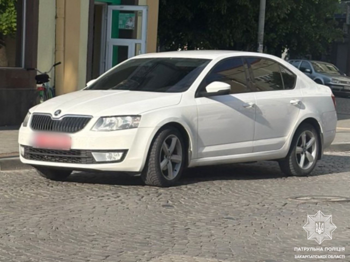 У Мукачеві патрульні виявили нетверезого водія Skoda: у крові — понад 2 проміле алкоголю