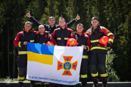 Закарпатські рятувальники увійшли до десятки найсильніших пожежників-рятувальників Firefighter Challenge
