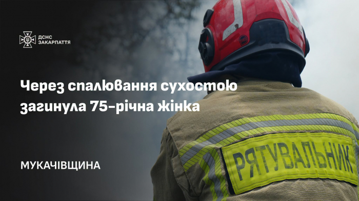 Друга смерть на Закарпатті цього року через спалювання трави: на згарищі на Мукачівщині знайшли тіло жінки
