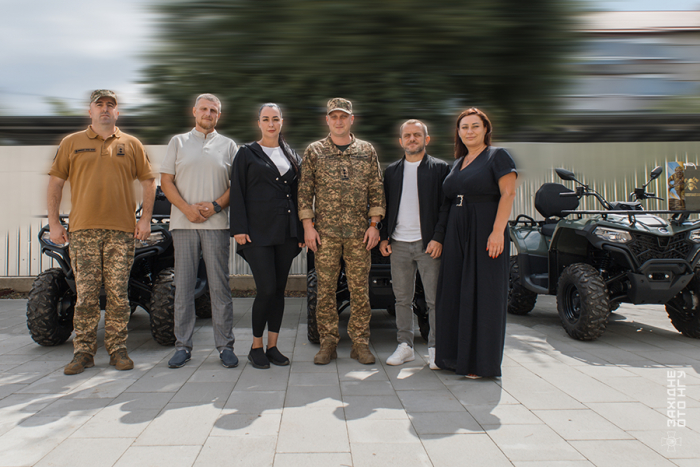 Закарпатські гвардійці отримали нові квадроцикли

