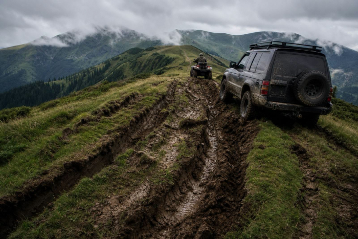 Нацпарк «Синевир» оголосив сувору заборону на джипінг: порушників виявлятимуть за допомогою фотопасток та засобів прихованої фото- і відеофіксації