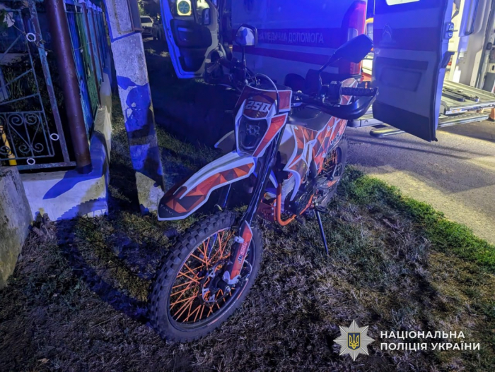 Трагічна ДТП на Ужгородщині: загинули 16-річний водій мотоцикла та 60-річна жінка