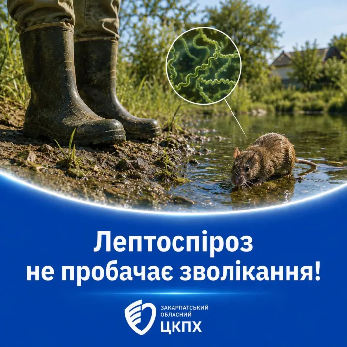 Лептоспіроз забрав життя двох людей на Закарпатті: медики нагадують про небезпеку хвороби